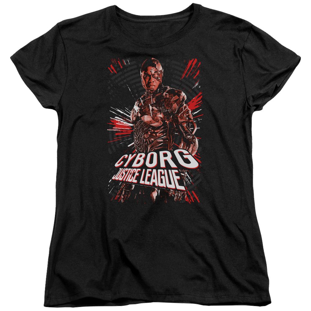 Justice League Cyborg Women's T-Shirt Women's T-Shirt Justice League   