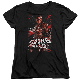 Justice League Cyborg Women's T-Shirt Women's T-Shirt Justice League   