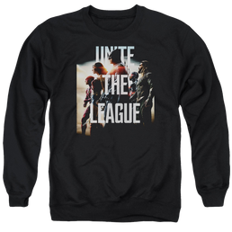 Justice League Dawn Men's Crewneck Sweatshirt Men's Crewneck Sweatshirt Justice League   