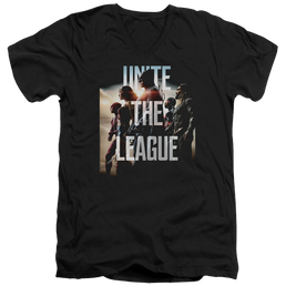 Justice League Dawn Men's V-Neck T-Shirt Men's V-Neck T-Shirt Justice League   