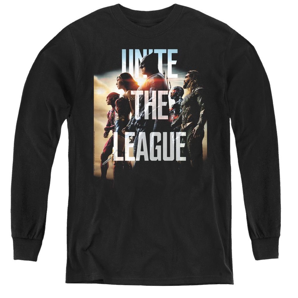 Justice League Movie Dawn - Youth Long Sleeve T-Shirt Youth Long Sleeve T-Shirt Justice League   