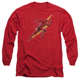 Justice League Flash Forward Men's Long Sleeve T-Shirt Men's Long Sleeve T-Shirt Justice League   
