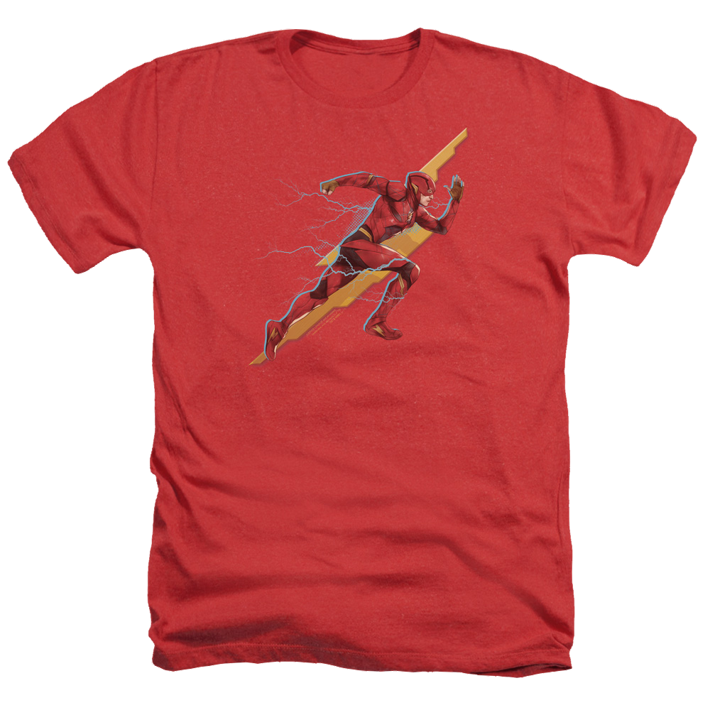 Justice League Flash Forward Men's Heather T-Shirt Men's Heather T-Shirt Justice League   