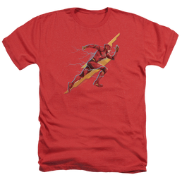 Justice League Flash Forward Men's Heather T-Shirt Men's Heather T-Shirt Justice League   