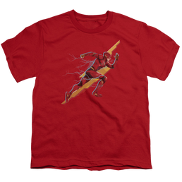 Justice League Movie Flash Forward - Youth T-Shirt Youth T-Shirt (Ages 8-12) Justice League   