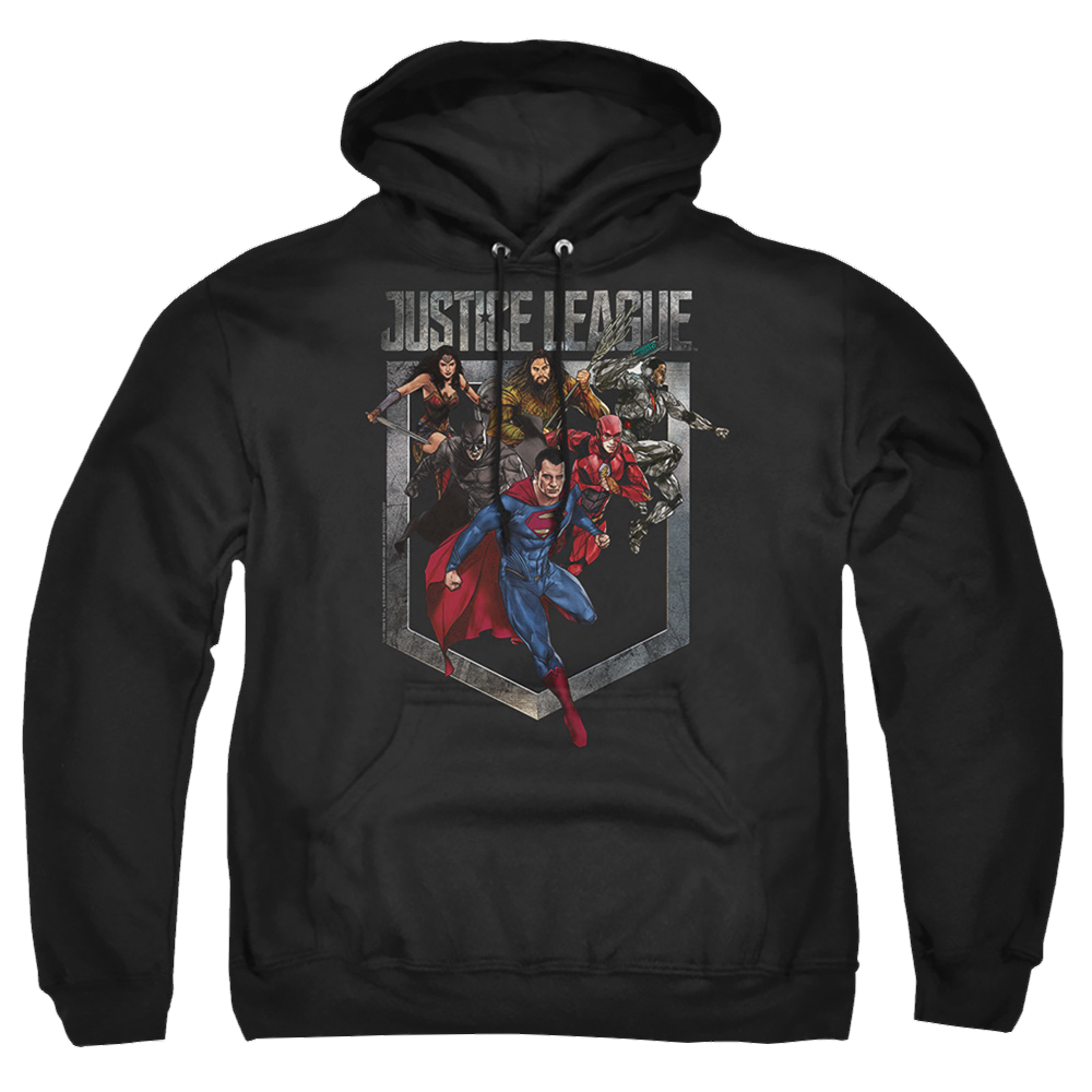 Justice League Charge Pullover Hoodie Pullover Hoodie Justice League   