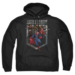 Justice League Charge Pullover Hoodie Pullover Hoodie Justice League   