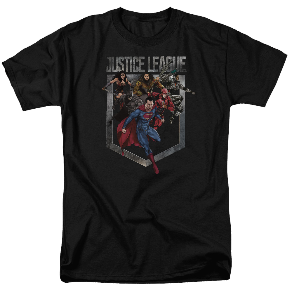 Justice League Charge Men's Regular Fit T-Shirt Men's Regular Fit T-Shirt Justice League   