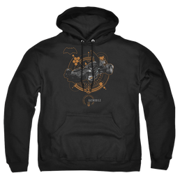 Justice League Batmobile Pullover Hoodie Pullover Hoodie Justice League   
