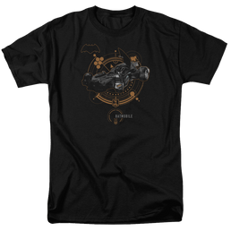 Justice League Batmobile Men's Regular Fit T-Shirt Men's Regular Fit T-Shirt Justice League   