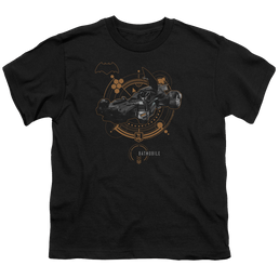 Justice League Movie Batmobile - Youth T-Shirt Youth T-Shirt (Ages 8-12) Justice League   