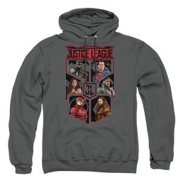 Justice League League Of Six Pullover Hoodie Pullover Hoodie Justice League   