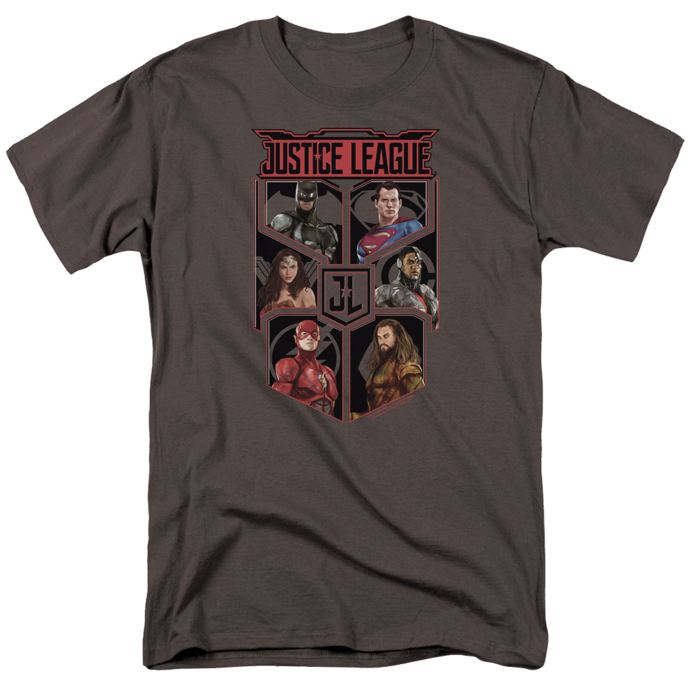 Justice League League Of Six Men's Regular Fit T-Shirt Men's Regular Fit T-Shirt Justice League   