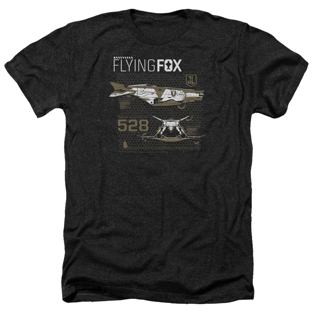 Justice League Flying Fox Men's Heather T-Shirt Men's Heather T-Shirt Justice League   