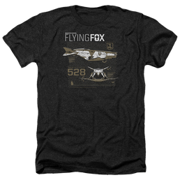 Justice League Flying Fox Men's Heather T-Shirt Men's Heather T-Shirt Justice League   