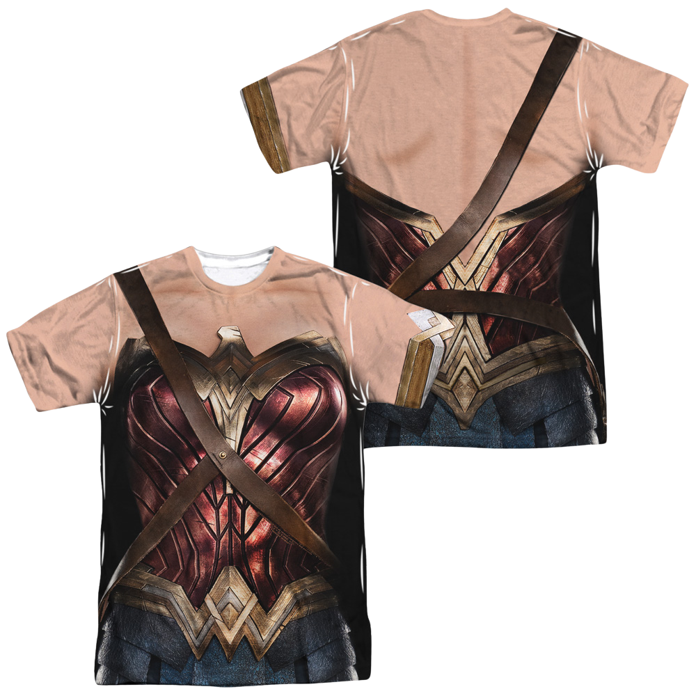 Justice League Wonder Woman Uniform Men's All-Over Print T-Shirt Men's All-Over Print T-Shirt Justice League   