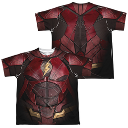 Justice League Movie Flash Uniform - Youth All-Over Print T-Shirt Youth All-Over Print T-Shirt (Ages 8-12) Justice League   