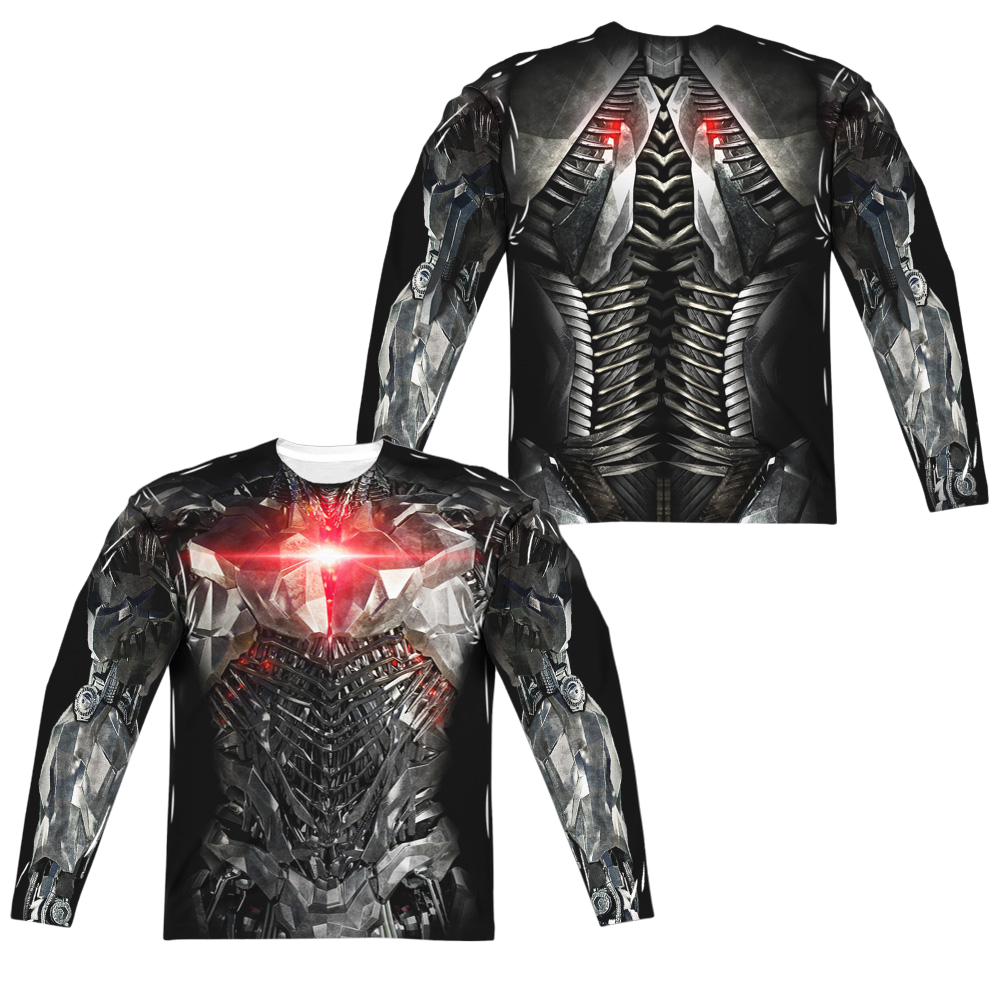 Justice League Cyborg Uniform Men's All-Over Print Long Sleeve T-Shirt Men's All-Over Print Long Sleeve Justice League   