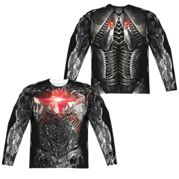 Justice League Cyborg Uniform Men's All-Over Print Long Sleeve T-Shirt Men's All-Over Print Long Sleeve Justice League   