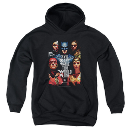 Justice League Movie Save The World Poster - Youth Hoodie Youth Hoodie (Ages 8-12) Justice League   