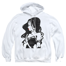 Justice League Profile Pullover Hoodie Pullover Hoodie Justice League   