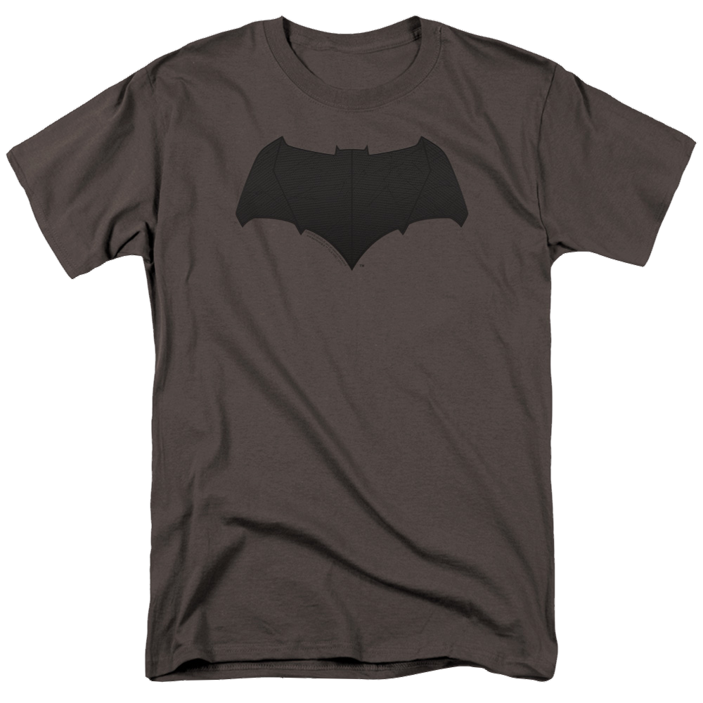 Justice League Movie Batman Logo - Men's Regular Fit T-Shirt Men's Regular Fit T-Shirt Justice League   