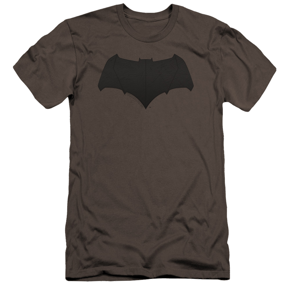 Justice League Batman Logo Men's Premium Slim Fit T-Shirt Men's Premium Slim Fit T-Shirt Justice League   