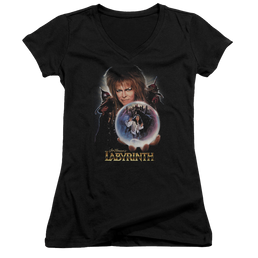 Labyrinth I Have A Gift Juniors V-Neck T-Shirt Juniors V-Neck T-Shirt Labyrinth   