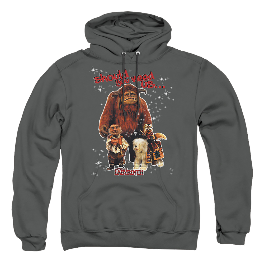 Labyrinth Should You Need Us Pullover Hoodie Pullover Hoodie Labyrinth   