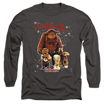 Labyrinth Should You Need Us Men's Long Sleeve T-Shirt Men's Long Sleeve T-Shirt Labyrinth   