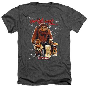 Labyrinth Should You Need Us Men's Heather T-Shirt Men's Heather T-Shirt Labyrinth   