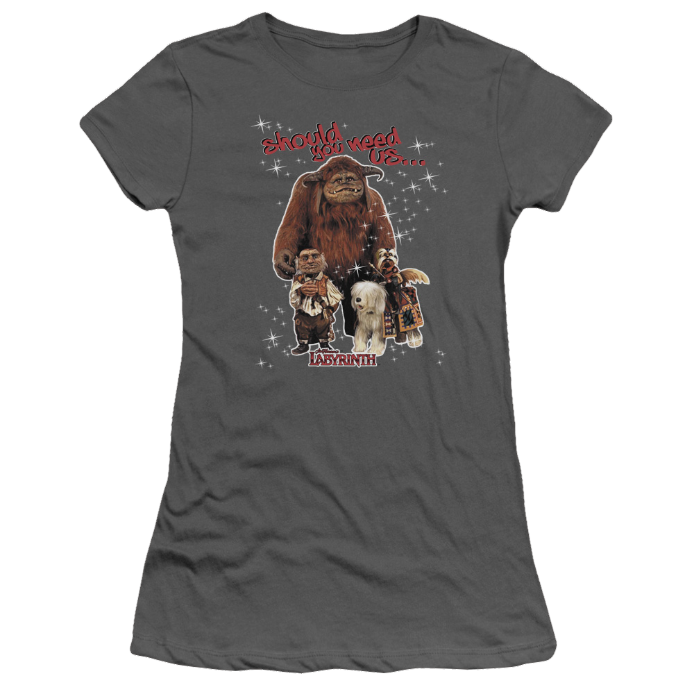 Labyrinth Should You Need Us Juniors T-Shirt Juniors T-Shirt Labyrinth   