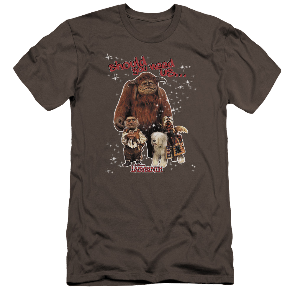 Labyrinth Should You Need Us Men's Premium Slim Fit T-Shirt Men's Premium Slim Fit T-Shirt Labyrinth   