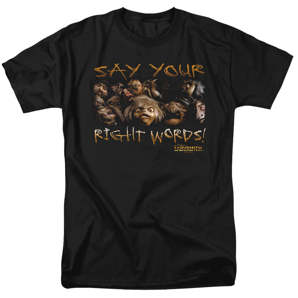 Labyrinth Say Your Right Words Men's Regular Fit T-Shirt Men's Regular Fit T-Shirt Labyrinth   