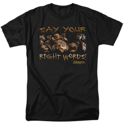 Labyrinth Say Your Right Words Men's Regular Fit T-Shirt Men's Regular Fit T-Shirt Labyrinth   