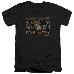 Labyrinth Say Your Right Words Men's V-Neck T-Shirt Men's V-Neck T-Shirt Labyrinth   