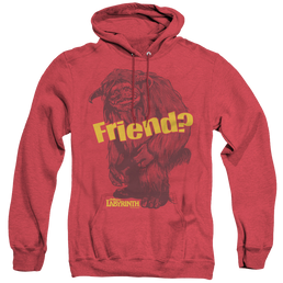 Labyrinth Ludo Friend - Heather Pullover Hoodie Heather Pullover Hoodie Labyrinth   