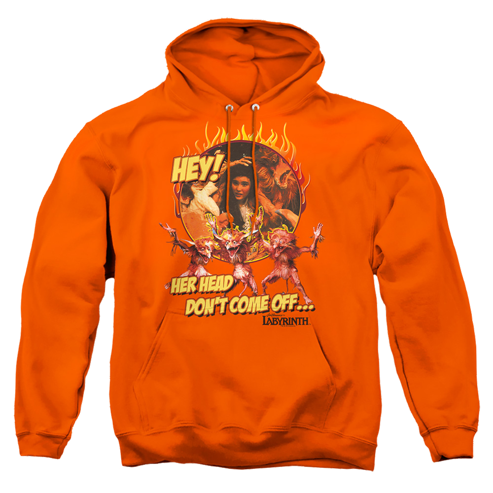 Labyrinth Head Dont Come Off - Pullover Hoodie Pullover Hoodie Labyrinth   