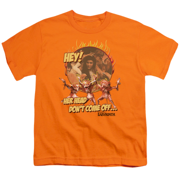 Labyrinth Head Dont Come Off Youth T-Shirt (Ages 8-12) Youth T-Shirt (Ages 8-12) Labyrinth   