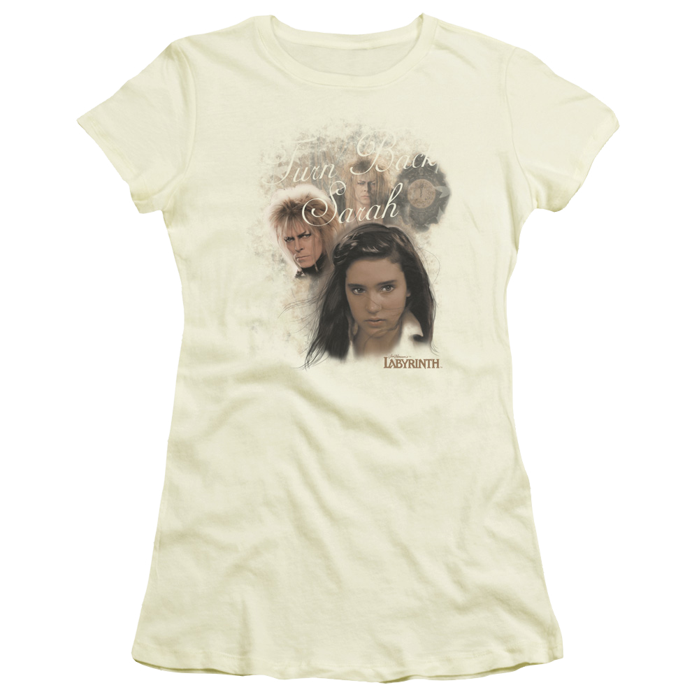 Labyrinth Turn Back Sarah Juniors T-Shirt Juniors T-Shirt Labyrinth   