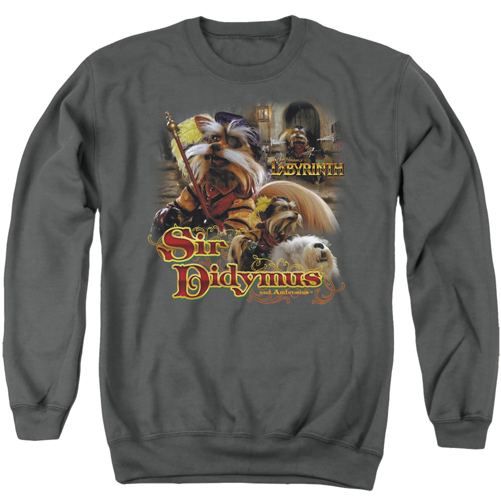 Labyrinth Sir Didymus Men's Crewneck Sweatshirt Men's Crewneck Sweatshirt Labyrinth   