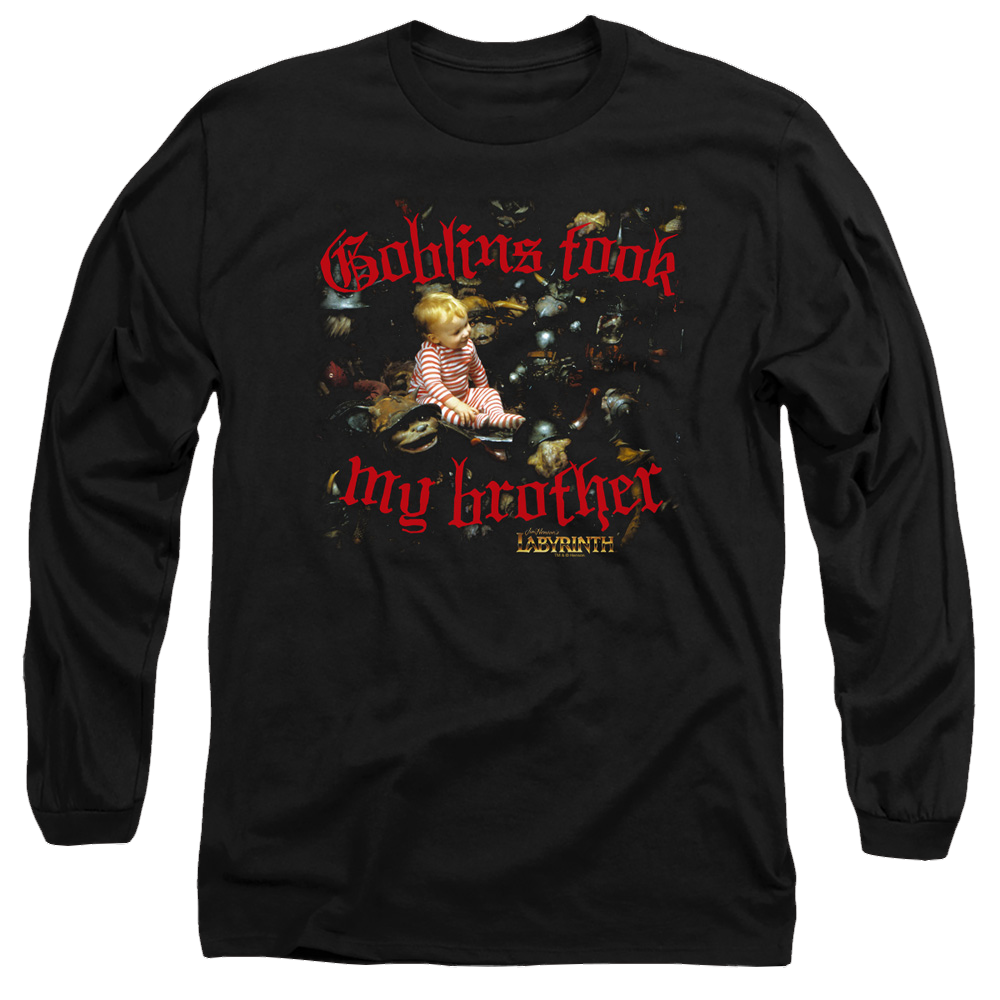 Labyrinth Goblins Took My Brother Men's Long Sleeve T-Shirt Men's Long Sleeve T-Shirt Labyrinth   