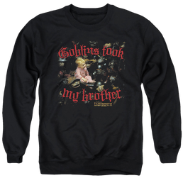Labyrinth Goblins Took My Brother Men's Crewneck Sweatshirt Men's Crewneck Sweatshirt Labyrinth   