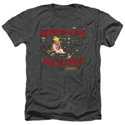 Labyrinth Goblins Took My Brother Men's Heather T-Shirt Men's Heather T-Shirt Labyrinth   