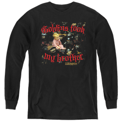Labyrinth Goblins Took My Brother - Youth Long Sleeve T-Shirt Youth Long Sleeve T-Shirt Labyrinth   