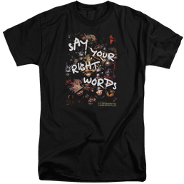 Labyrinth Right Words Men's Tall Fit T-Shirt Men's Tall Fit T-Shirt Labyrinth   