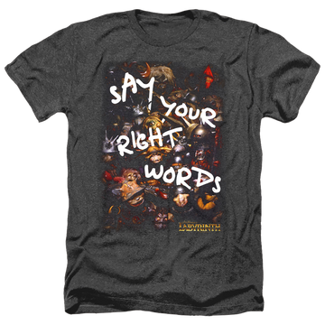Labyrinth Right Words Men's Heather T-Shirt Men's Heather T-Shirt Labyrinth   