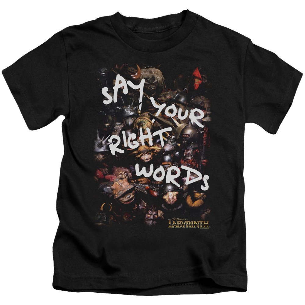 Labyrinth Right Words Kid's T-Shirt (Ages 4-7) Kid's T-Shirt (Ages 4-7) Labyrinth   