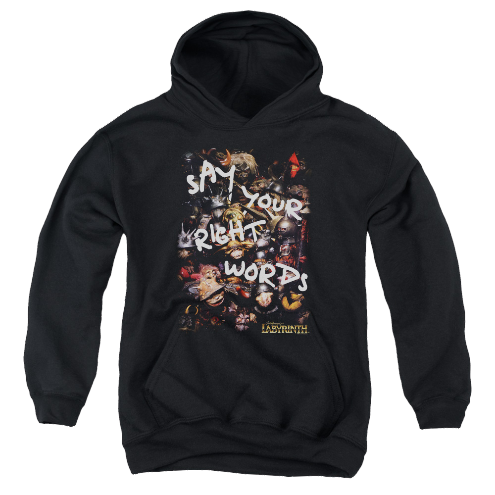 Labyrinth Right Words Youth Hoodie (Ages 8-12) Youth Hoodie (Ages 8-12) Labyrinth   