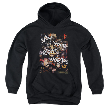 Labyrinth Right Words Youth Hoodie (Ages 8-12) Youth Hoodie (Ages 8-12) Labyrinth   